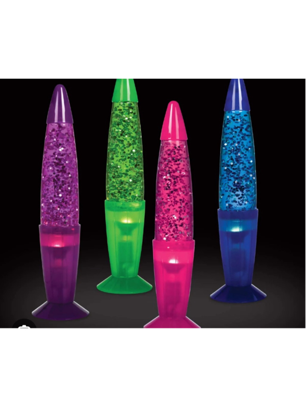 PINK ELECTRIC GLITTER LAMP super cool plug-in